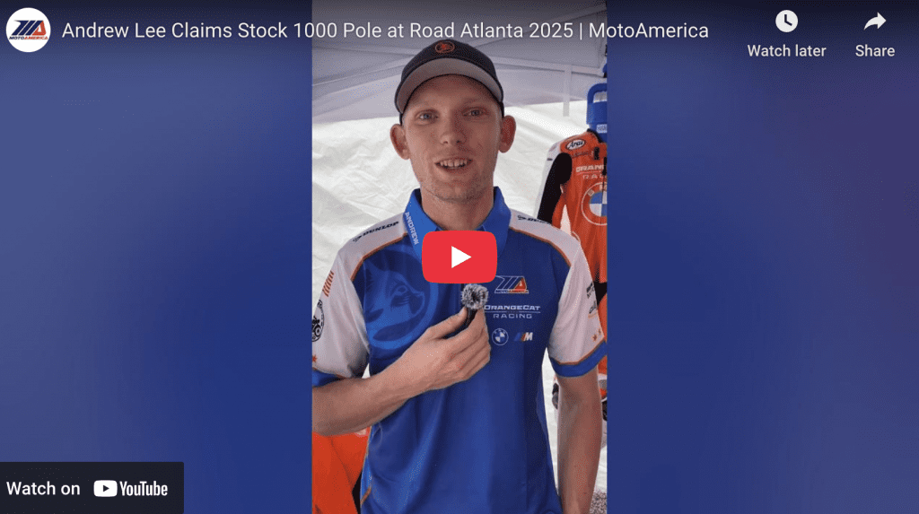 Read more about the article Video: Lee On Stock 1000 Pole At Road Atlanta For First Pole Since 2019